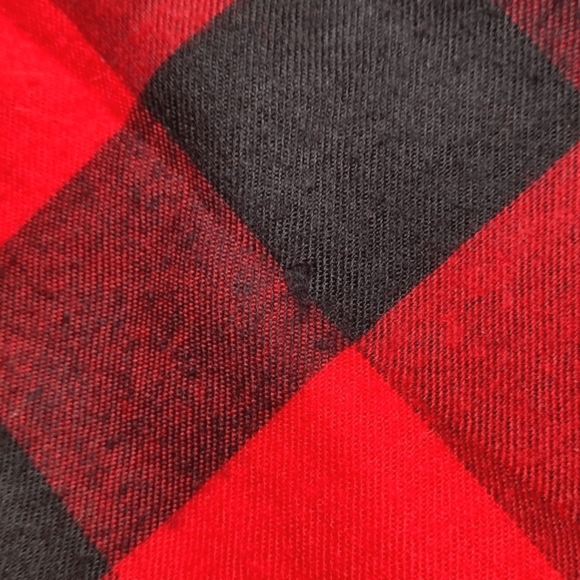 Disney Mickey Mouse Men's  Red/Black Plaid Holiday Pajama Set Size (XL) - Picture 9 of 16